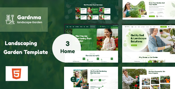 Gardnma – Gardening and Landscaping HTML5 Template