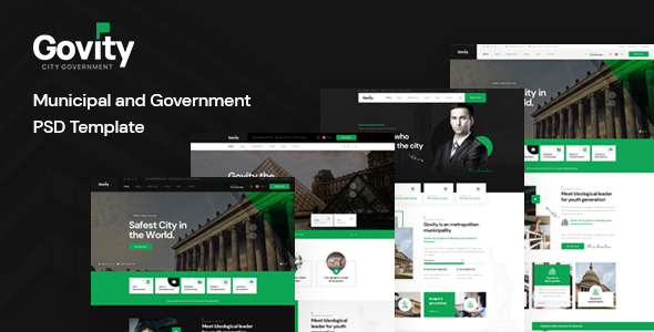 Govity – Municipal and Authorities PSD Template