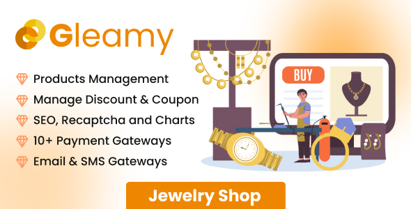 Gleamy – Graceful Jewellery Store