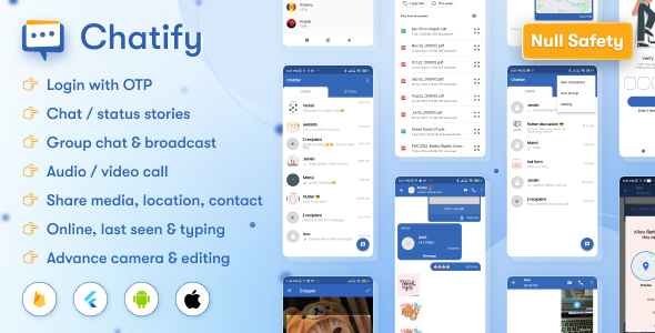 Whatsapp Clone Plump Chat & Name App | Android & iOS Flutter Chat app – Chatify