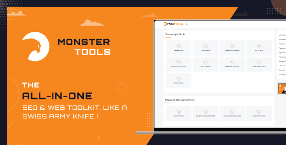 MonsterTools: The All-in-One online web page positioning & Web Toolkit, love a Swiss Navy Knife