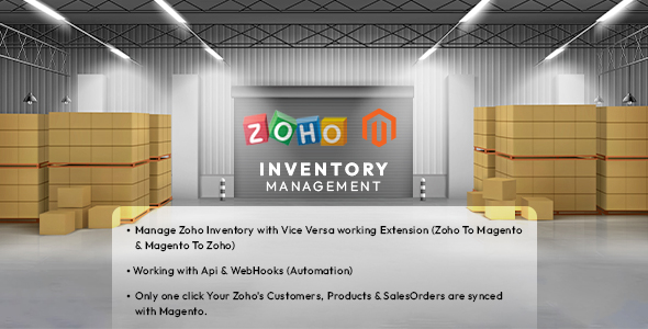 Zoho Inventory and Magento 2 Connector