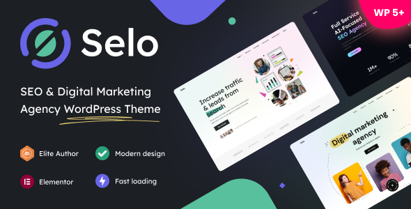 Selo – internet optimization & Digital Marketing and marketing Company WordPress Theme