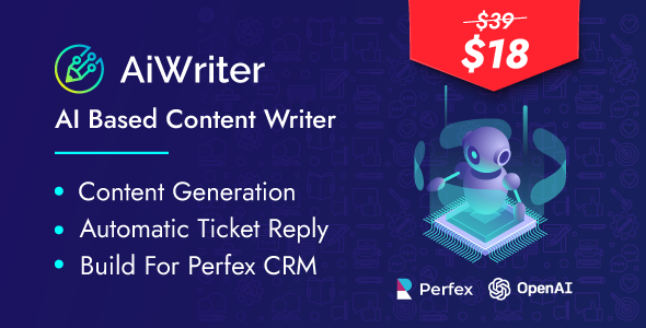 Perfex AiWriter – AI Creator, Converse material Generator, And Computerized Sign Replay Module