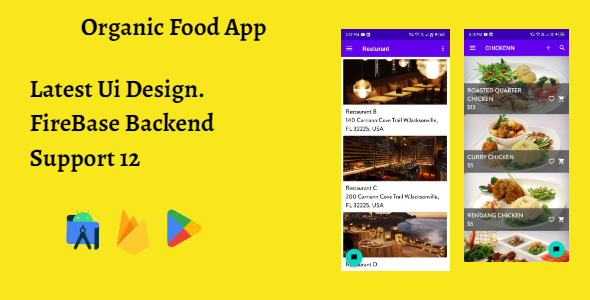 Natural  Food App- Firebase Backend