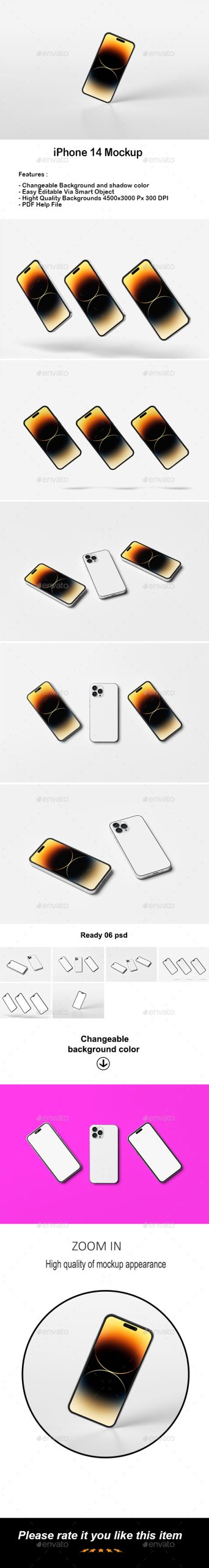 I Phone 14 Professional Max Mockup