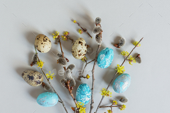 Easter painted and quail eggs aesthetics collected life.