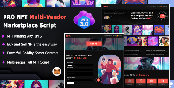 Dovally – PRO NFT Multi-Provider Marketplcae Script(web3.0)