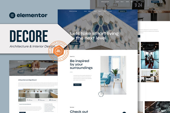 Decore – Structure & Interior Form Elementor Pro Template Equipment