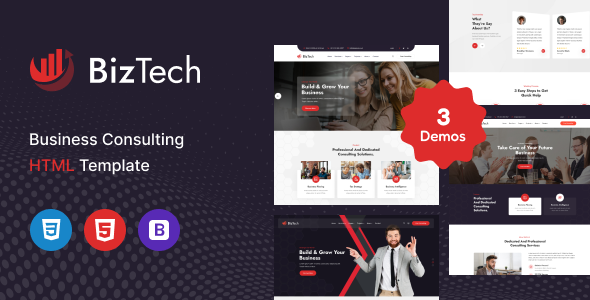 Biztech – Consulting HTML Template