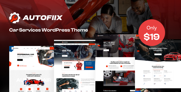 Autofiix – Automobile Companies and products WordPress Theme