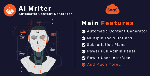 AI Writer SaaS – Great Automatic Speak Generator Tools & Writing Assistant