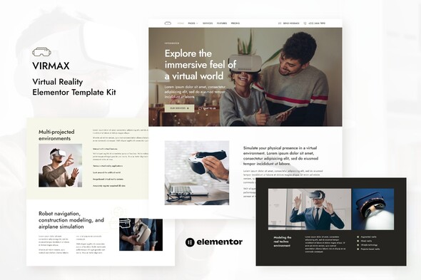 Virmax – Digital Fact Services Elementor Template Kit