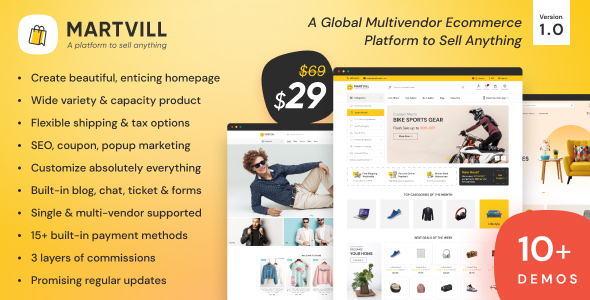 Martvill – A Global Multivendor Ecommerce Platform to Sell Anything