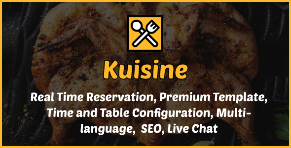 Kuisine – Multi-language Restaurant Reserving Platform