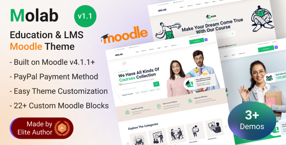 Molab | LMS & Training Moodle Theme