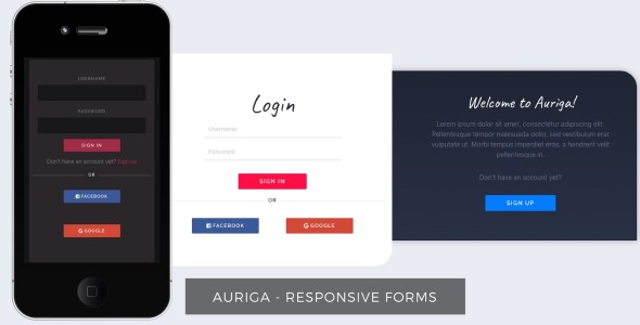 lovely and interactive login and signup forms