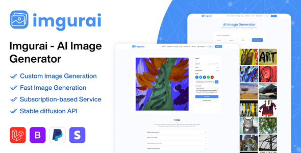 Imgurai – AI Image Generator (SAAS)