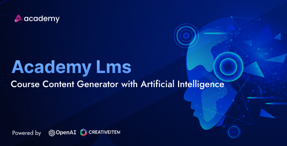 Academy Lms Course Boom material AI Generator Addon