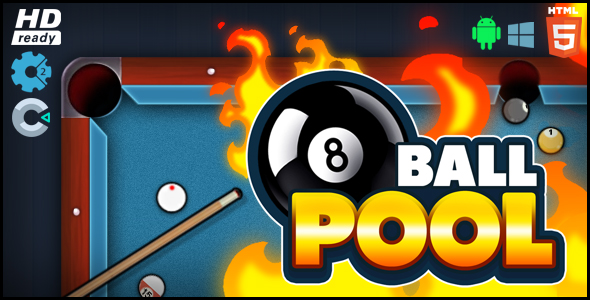 8-Ball Pool HTML5 Game Develop 2/3