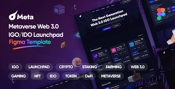 Meta – IGO Launchpad Figma Template