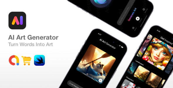 AI Art work Generator – SwiftUI Art work Generator Source Code