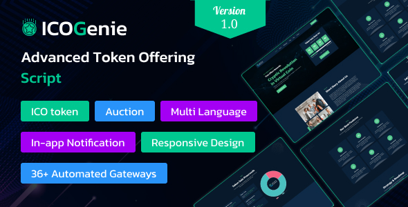 ICOGenie – Developed Token Offering Script