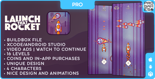 Originate That Rocket (PRO) – BUILDBOX CLASSIC – IOS – Android – Reward video