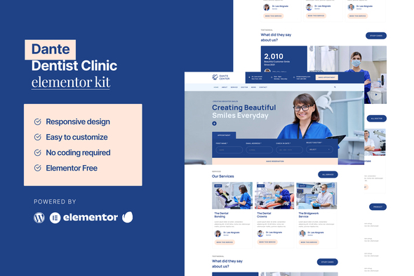 Dante – Dentist & Dental Sanatorium Elementor Template Equipment