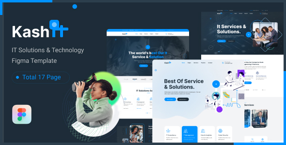 Kashit – Technology & IT Alternate suggestions Figma Template