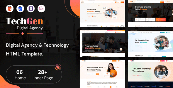 TechGen – Digital Company & Expertise HTML Template