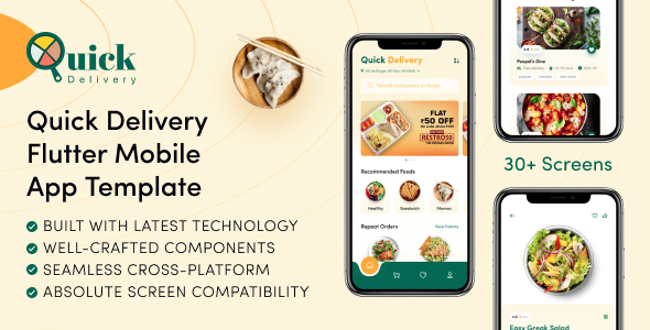 Rapid Transport – Food Transport Mobile App Flutter Template