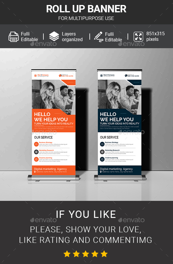 Company Roll up Banner