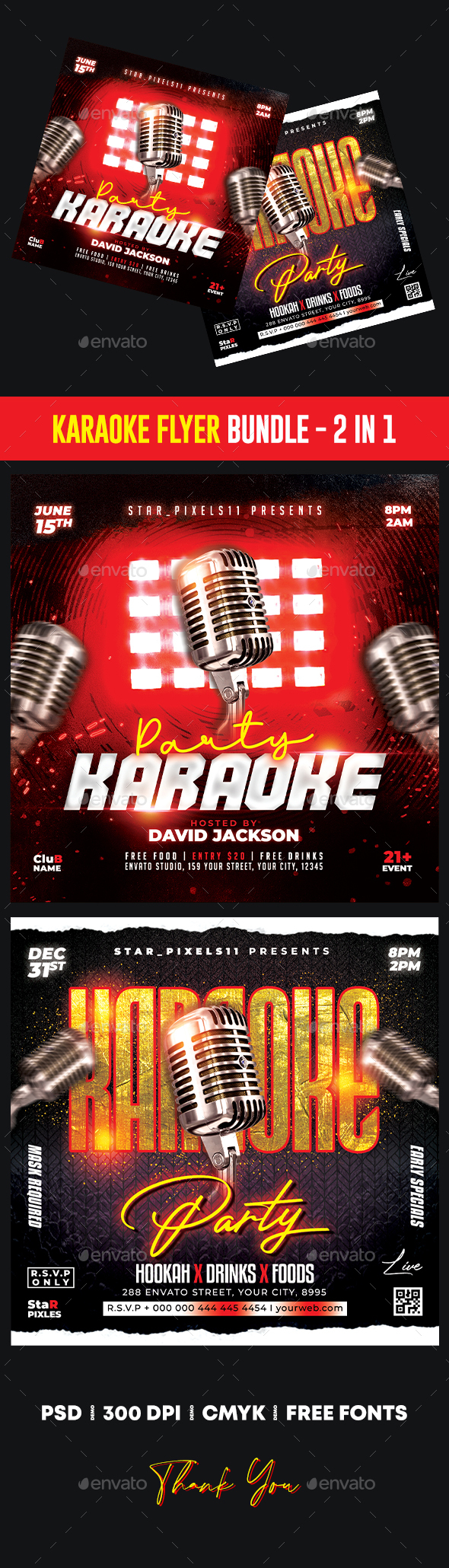 Karaoke Flyer Bundle