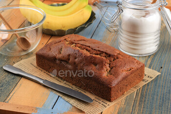 Homemade Banana Loaf Cake