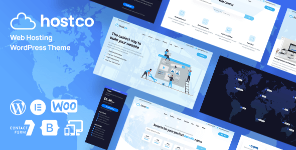 Hostco – Files superhighway web hosting Provider WordPress Theme