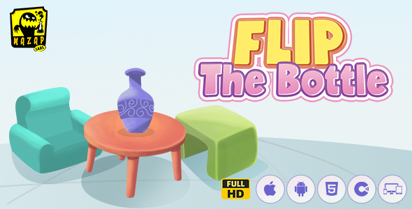 Flip The Bottle | Balancing Arcade Recreation (Create)