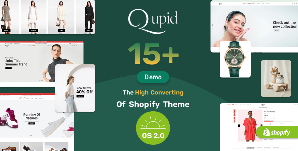 Qupid – The High Changing Multipurpose eCommerce Shopify Theme OS 2.0