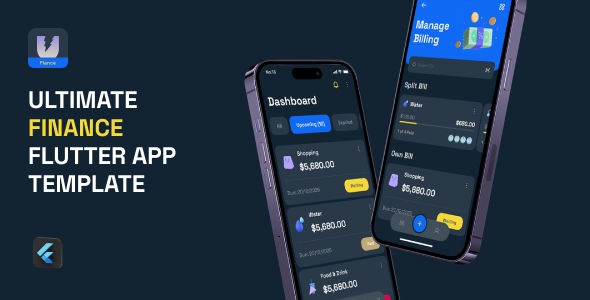 Utilmate – Finance Flutter App Template