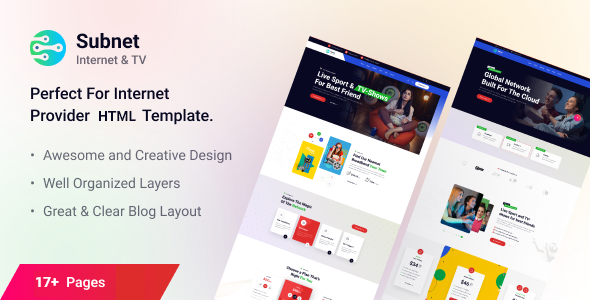 Subnet – Supreme For Web Provider Html Template