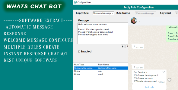 Whats ChatBot -Computerized Response