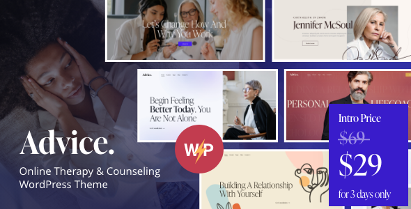 Recommendation – Online Therapy & Counseling WordPress Theme