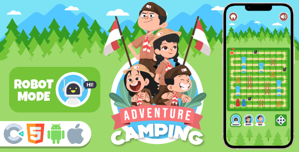 Camping Adventure Game – HTML5,Construct3