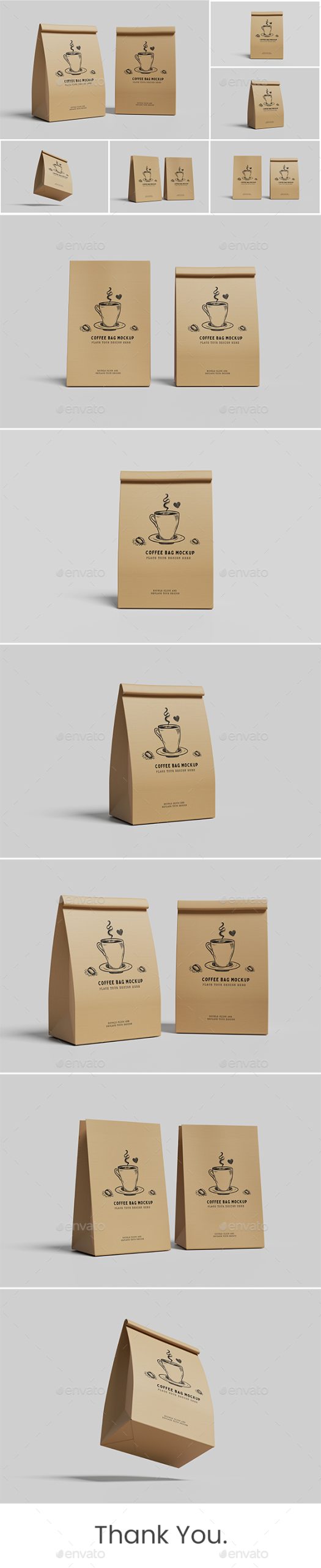 Kraft Paper Accumulate Mockup