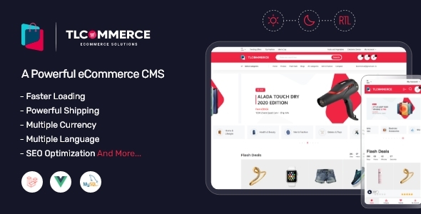 TLCommerce | Laravel & VueJS Powered Ecommerce CMS