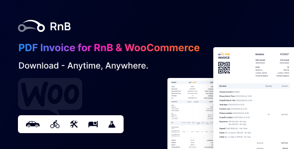 Condominium Invoice – PDF Invoice For RnB & WooCommerce