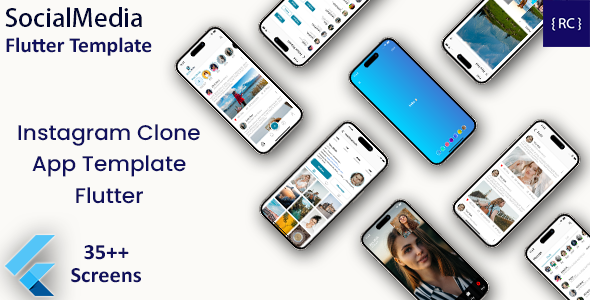 Instagram Clone App Template in Flutter | Social sharing App | Video sharing app | SocialMedia