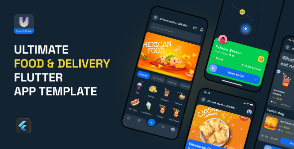 Utilmate – Food Flutter App Template