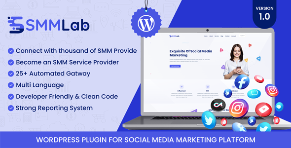 SMMLab – Social Media Marketing WordPress Plugin