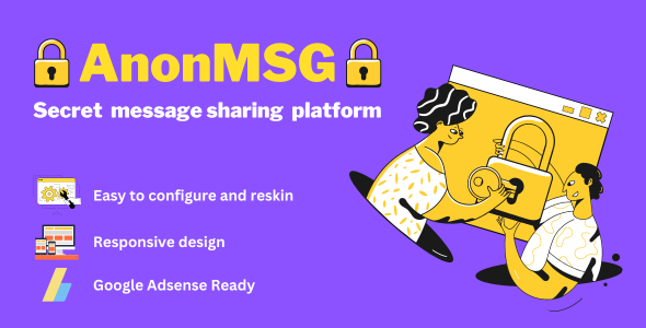 AnonMSG – A secret message sharing platform